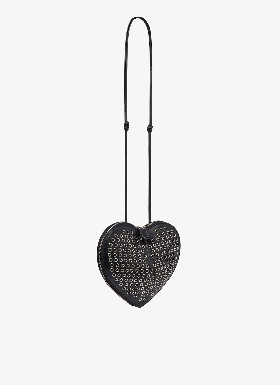 BOLSO LE CŒUR DE PIEL DE BECERRO LUX ALAÏA NEGRO BOLSO LE CŒUR DE PIEL DE BECERRO LUX